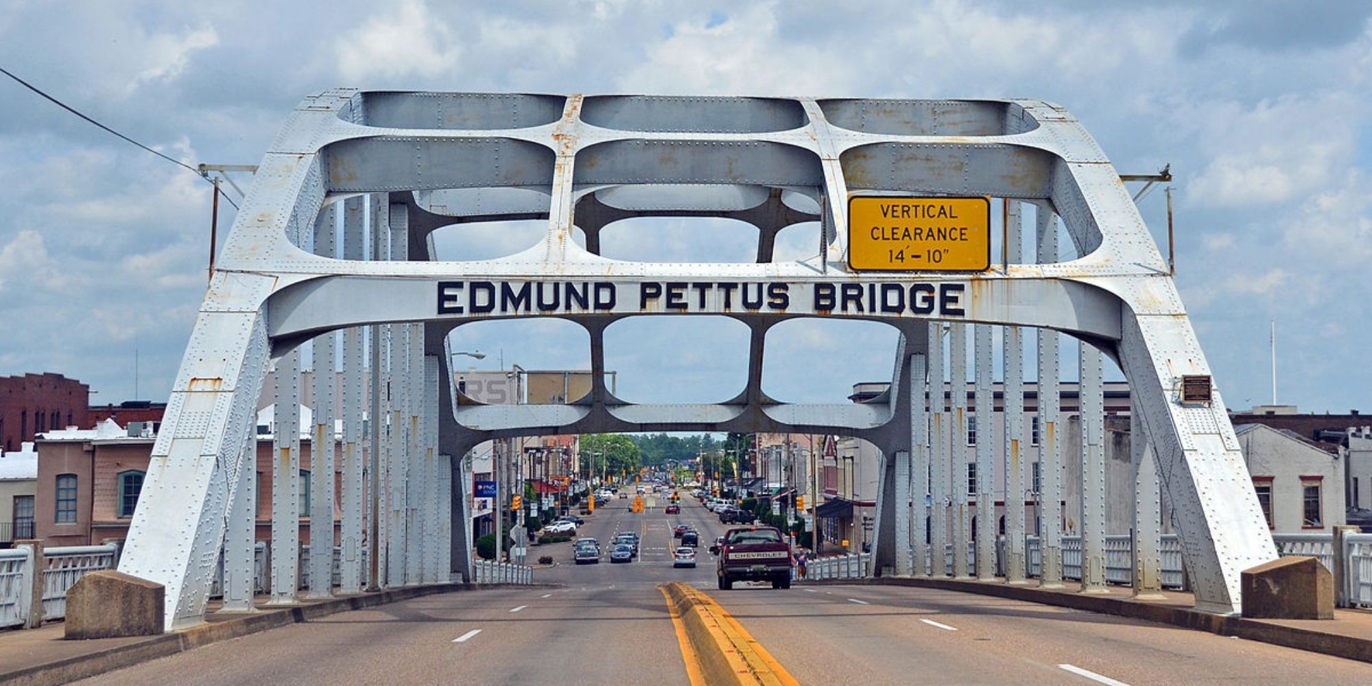 Photo credit: Edmund Pettus Bridge in Selma, Alabama. May 2015 © Clément Bardot Licensed via Creative Commons Attribution-Share Alike 4.0 Internationa